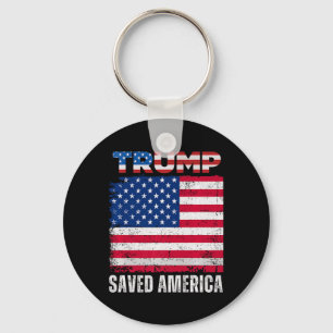 Donald Trump Saved America 47th President Inaugura Key Ring