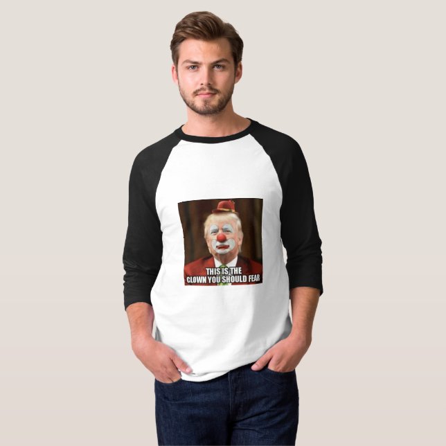 DONALD TRUMP SCARY CLOWN T-Shirt (Front Full)