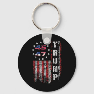 Donald Trump Shirt Trump Merchandise 45 47 Trump 2 Key Ring