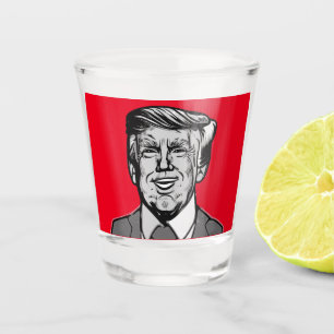 DONALD TRUMP  SHOT GLASS