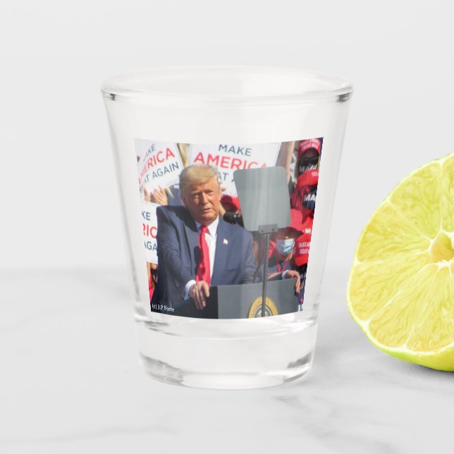 Donald Trump   Shot Glass (Front)