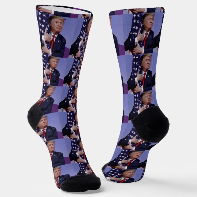 Donald Trump Socks (Angled)