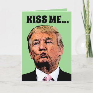 DONALD TRUMP ST. PATRICK'S DAY FUNNY GREETING CARD