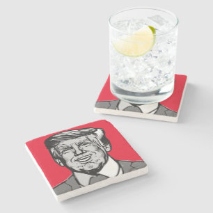 DONALD TRUMP  STONE COASTER