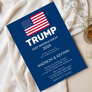 Donald Trump Take America Back Election  Invitation