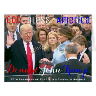 Donald Trump taking his Oath of Office January 20