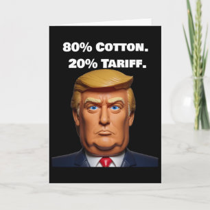 Donald Trump Tarriff Card