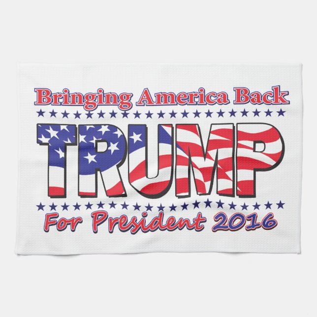 Donald Trump Tea Towel (Horizontal)