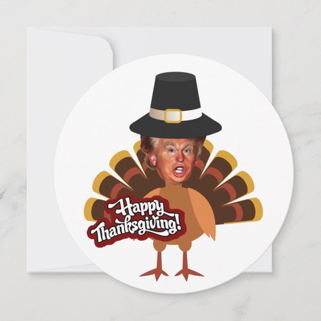 donald trump thanksgiving turkey invitation (Front)