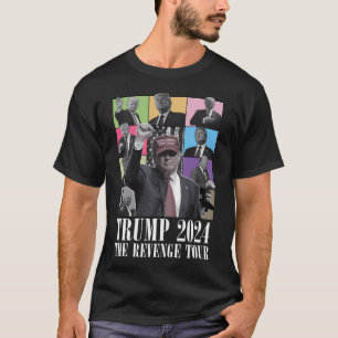 Donald Trump The Revenge Tour 2024 Funny Parody El T-Shirt