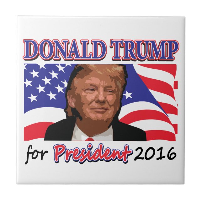 Donald Trump Tile (Front)