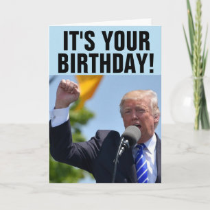 DONALD TRUMP TREMENDOUS BIRTHDAY CARDS 