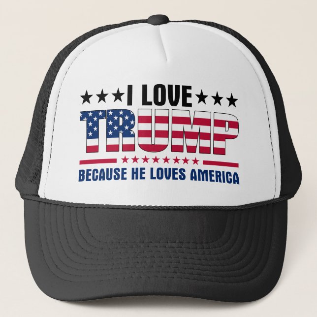 Donald Trump Trucker Hat (Front)