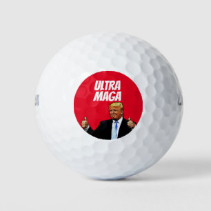 DONALD TRUMP ULTRA MAGA GOLF BALLS
