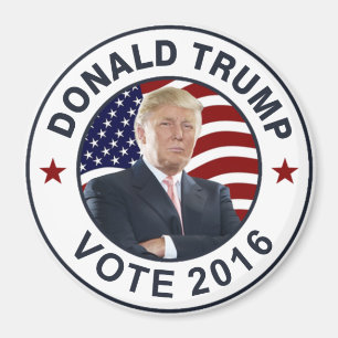 Donald Trump US Flag Magnet