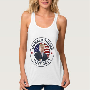 Donald Trump US Flag Singlet