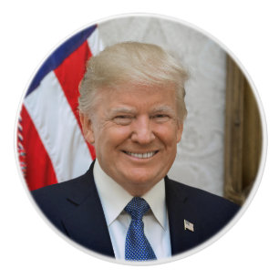Donald Trump US President White House MAGA 2024 Ceramic Knob