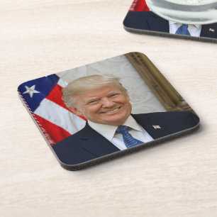 Donald Trump US President White House MAGA 2024  Coaster