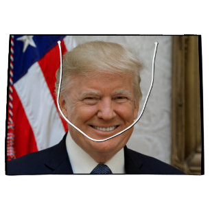 Donald Trump US President White House MAGA 2024 Large Gift Bag
