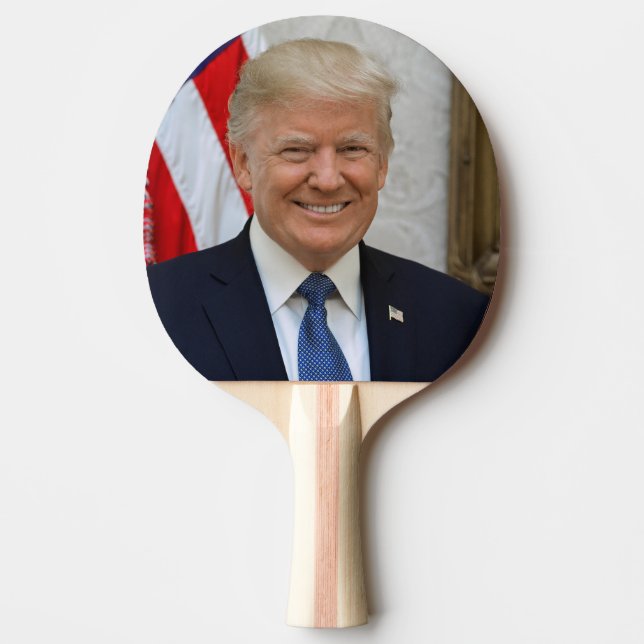 Donald Trump US President White House MAGA 2024  Ping Pong Paddle (Front)