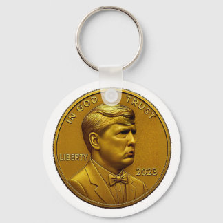 donald trump USA Coin 1 Cent America United States Key Ring