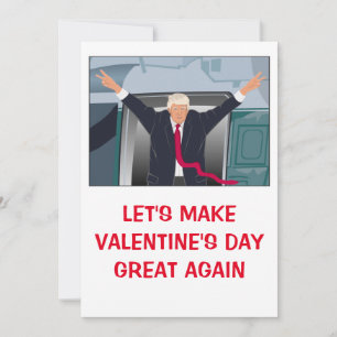 donald trump valentines day  FUNNY Holiday Card
