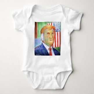 Donald Trump Van Gogh Baby Bodysuit