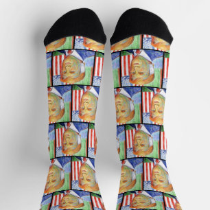 Donald Trump Van Gogh Crew Socks
