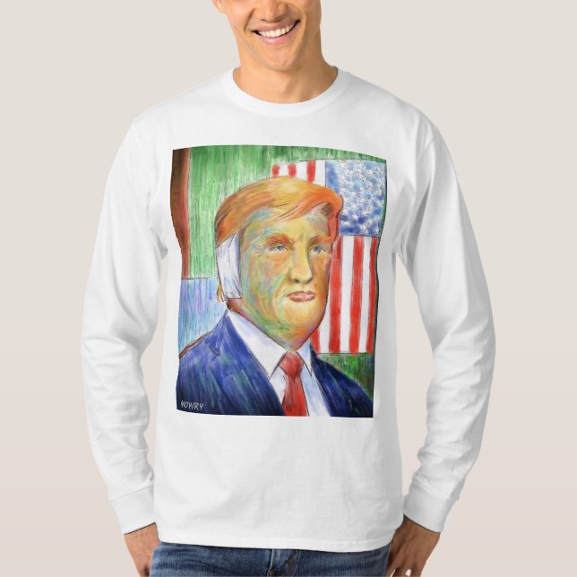 Donald Trump Van Gogh Long Sleeve shirt (Front)