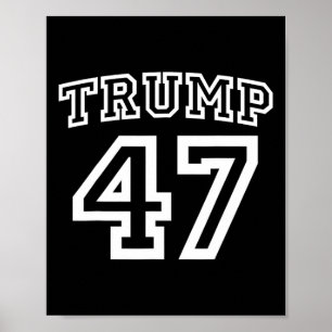 Donald Trump Vance 2024 Election 47th President Me Poster