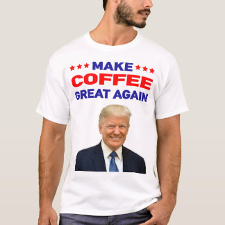 Donald Trump vintage make coffee great again T-Shirt