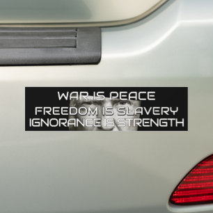 Donald Trump War is Peace Bumper Sticker
