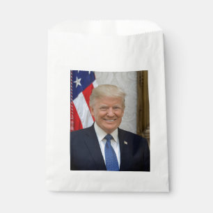 Donald Trump White House President Portrait Favour Favour Bags