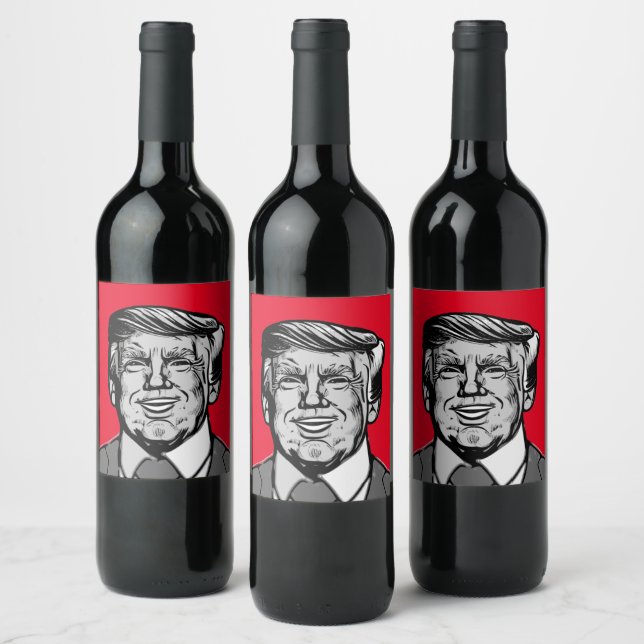 DONALD TRUMP WINE LABEL (Bottles)