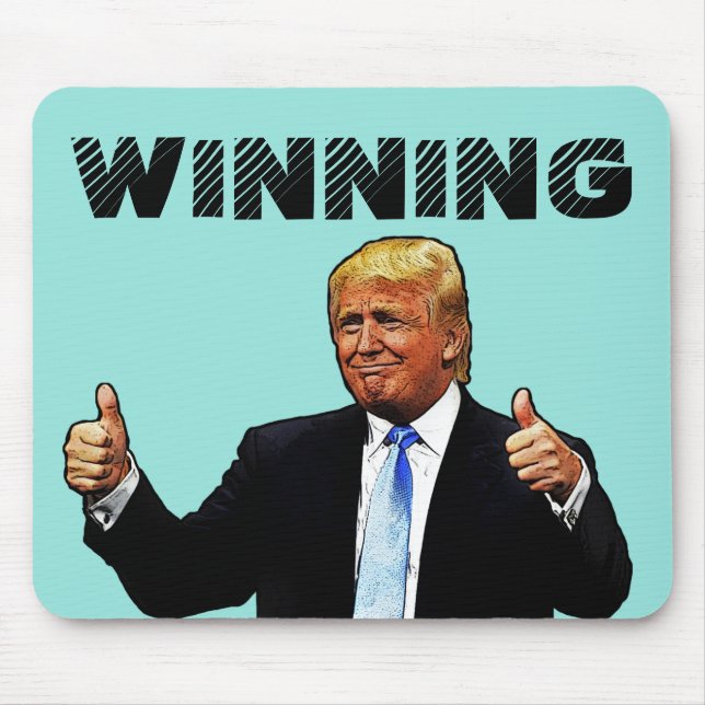 DONALD TRUMP WINNING MOUSE PAD (Front)