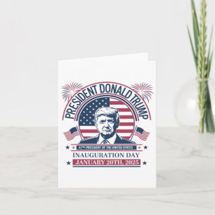 Donald Trump Wins 47th President - 2024 Potus Inau Card