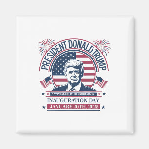 Donald Trump Wins 47th President - 2024 Potus Inau Magnet