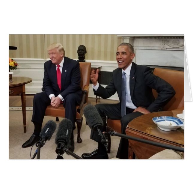 Donald Trump with Barack Obama (Front Horizontal)