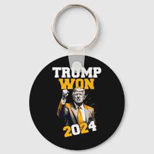 Donald Trump Won 2024 Election Inauguration Men Wo Key Ring