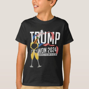 Donald Trump Won 2024 Election Inauguration Men Wo T-Shirt