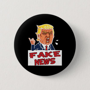 Donald Trump You Are Fake News 6 Cm Round Badge
