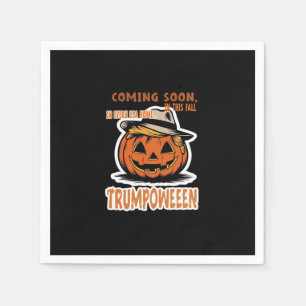 Donald's Trumpkin Pumpkin- Halloween Classic Napkin