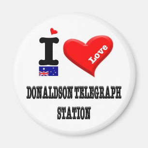 DONALDSON TELEGRAPH STATION - I Love Magnet