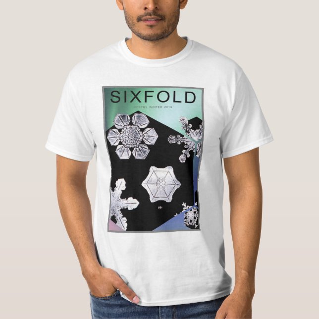 Donate $100 to Sixfold T-Shirt - Poetry (Front)