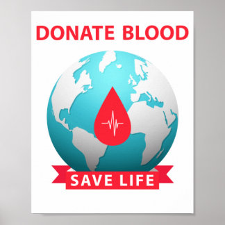Donate blood poster