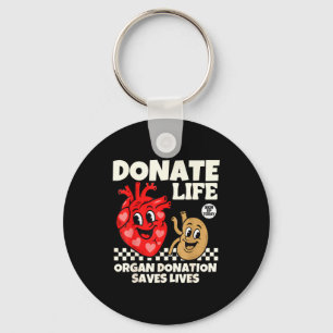 Donate life blood donation organ donation saves key ring
