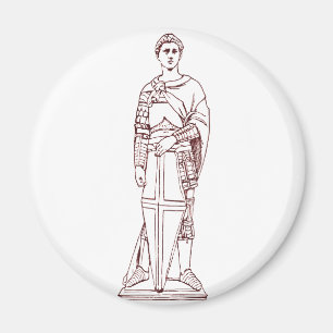 Donatello’s Saint George - Renaissance Sculpture Magnet