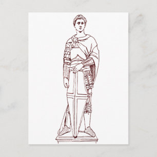 Donatello’s Saint George - Renaissance Sculpture Postcard