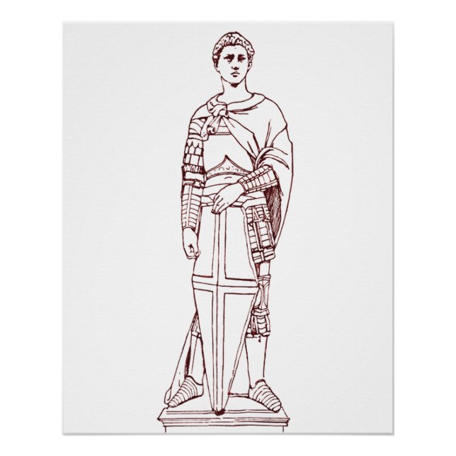 Donatello’s Saint George - Renaissance Sculpture Poster (Front)