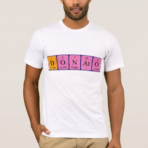 Donato periodic table name shirt